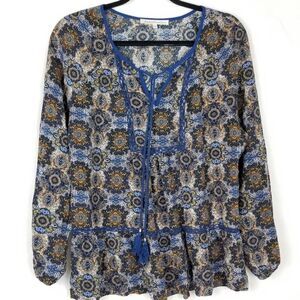 Daniel Rainn Peasant‎ Top Long Sleeve Size …